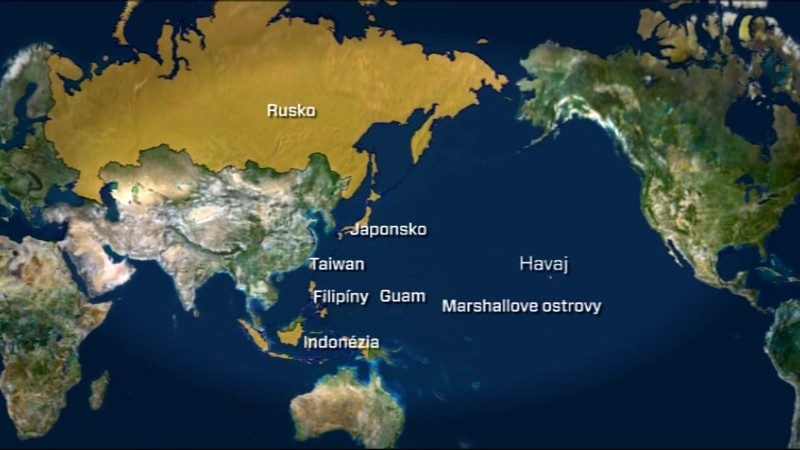 Japonsko cunami grafika zemetrasenie 2